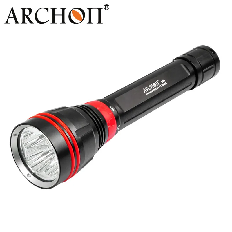 

Новый ARCHON DY02 4000 люменов 6500k CREE XP-L светодиодный фонарик для дайвинга фонарик 26650 батарея