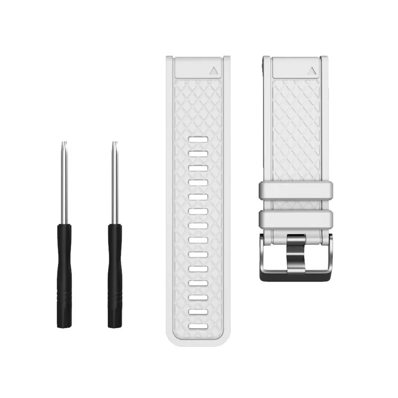 Новинка Garmin F2 клетчатый силиконовый спортивный ремешок 26 мм для наручных часов