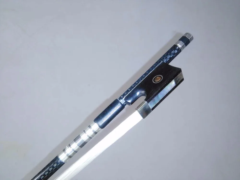 6 шт. качественный смычок для скрипки 4/4 углеродного волокна лук с захватами на