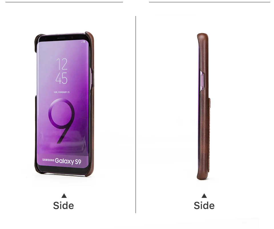 Чехол из натуральной кожи для телефона samsung Galaxy S9 Crazy Horse, чехол с отделением для карт, чехол для samsung S9, для задней крышки, твердый