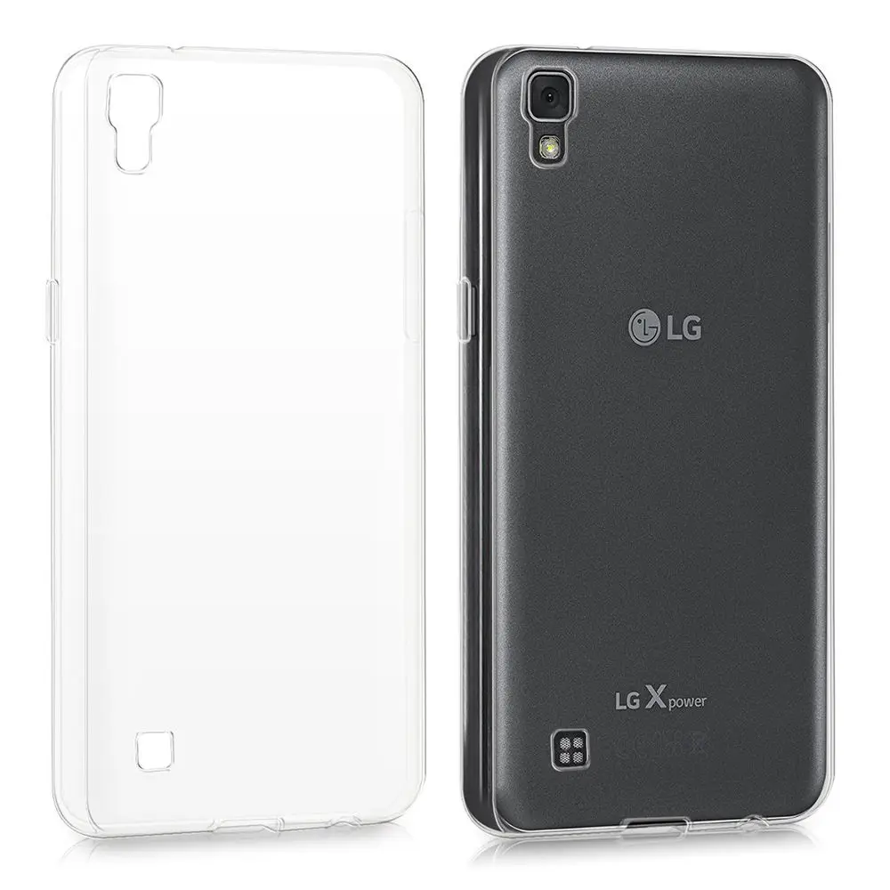Soft TPU Case Transparent Phone Cover For LG X Cam Screen View Power 2 Skin K580DS K500N K500DS K220DS K210 F740L X5 V10 V20 |