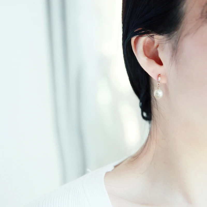 Серьги подвески YUN RUO женские элегантные Висячие ювелирные украшения из