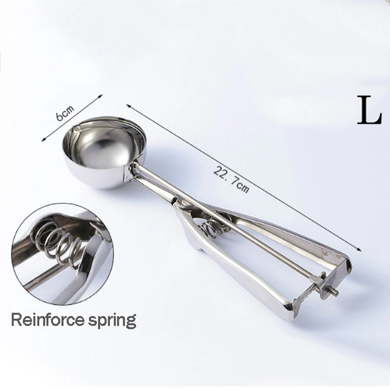 Ложка для мороженого из нержавеющей стали высокого качества совок арбуза