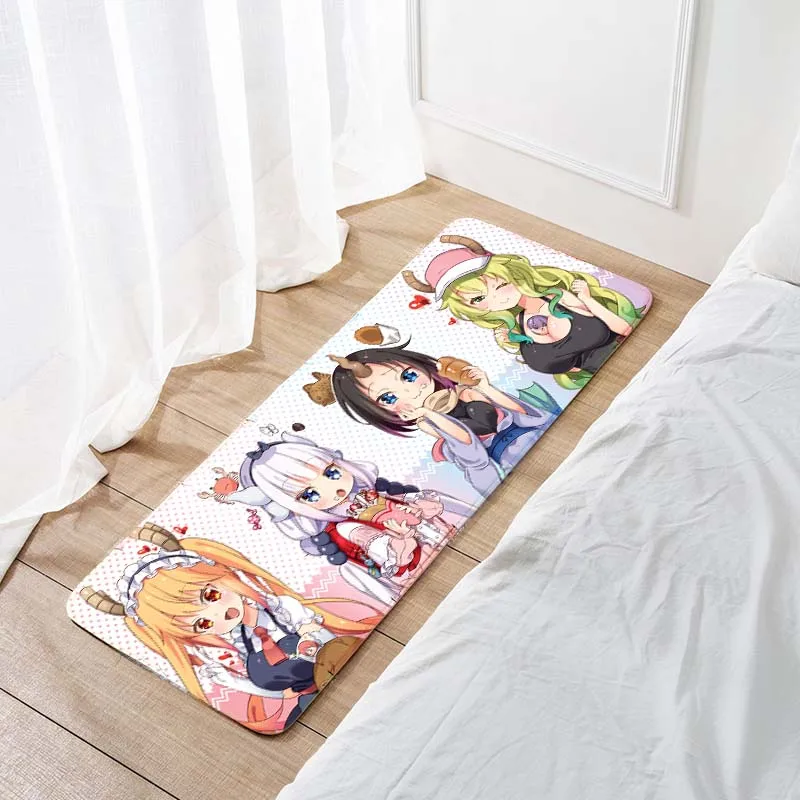 Kobayashi-san Chi no Maid Dragon 120x40 см Ковер декор для спальни коврик Аниме Манга 001