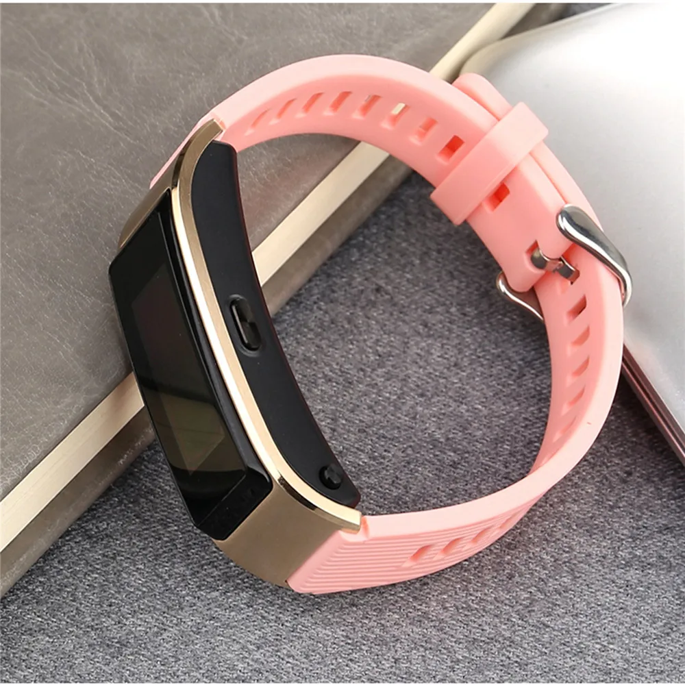ТПУ браслет на запястье ремешок для huawei TalkBand B5 спортивные Смарт-часы 7 цветов замена ремешок для часов Ремешки для huawei часы