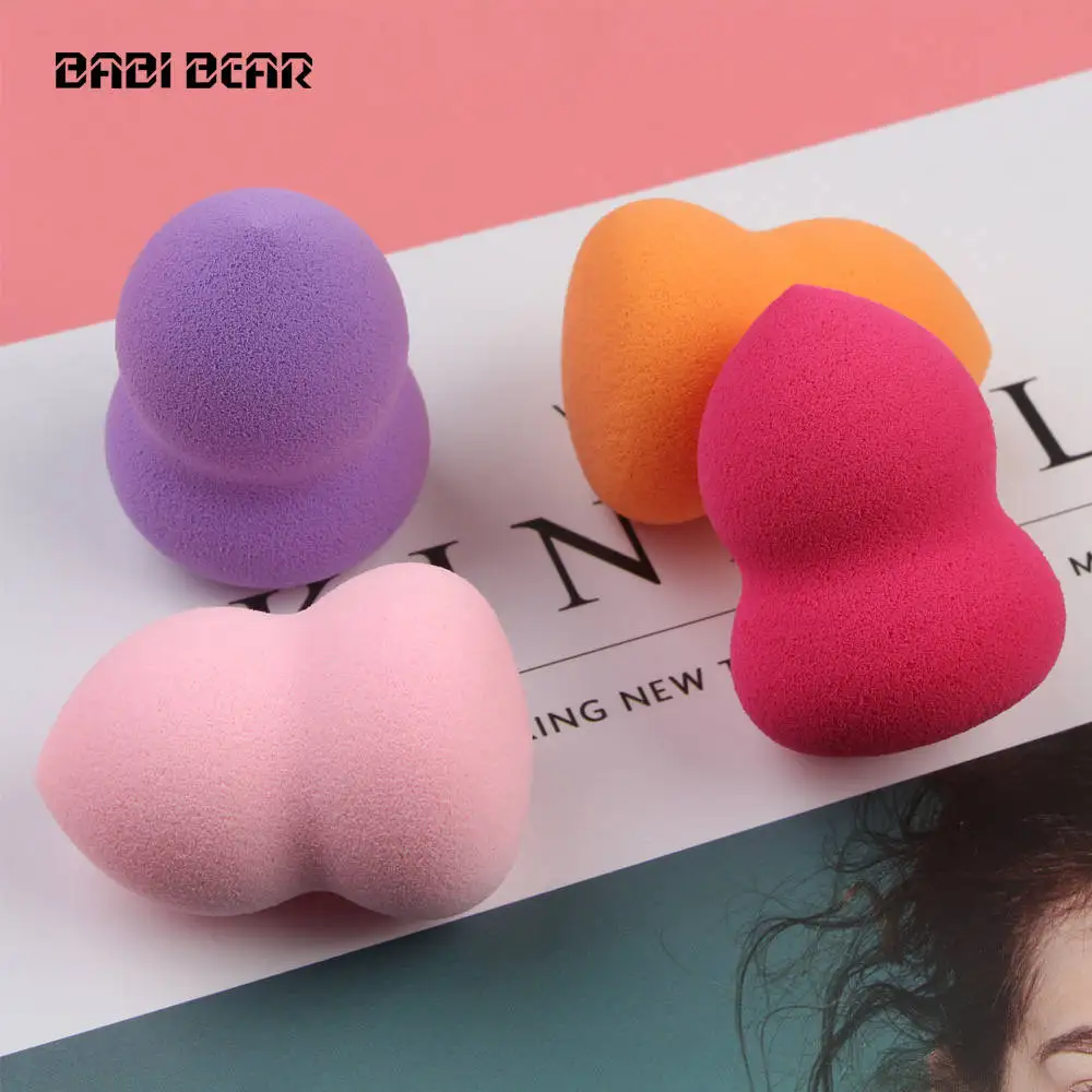 Gourd BABI BEAR 4 шт./компл. основа губка для лица Косметика для губ косметические спонжи красота бесформенная подушка с наполнителем спонж для нанесения макияжа для лица - Цвет: Gourd
