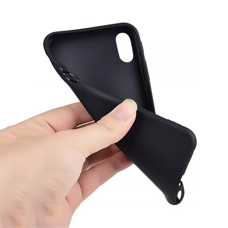 ТПУ белый черный матовый чехол для Huawei P20 P30 P40 Mate 10 20 30 Lite Pro P Smart Y6 Y7 Y9 Prime 2019 2018 Honor 10i