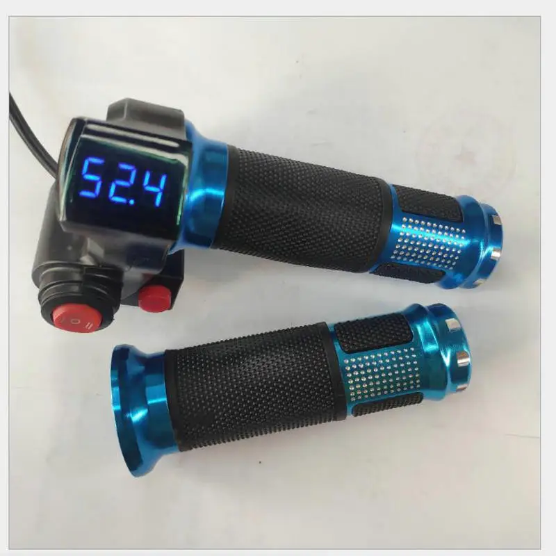 12-120v Напряжение метр + дроссельная заслонка 2 переключатели для электрический