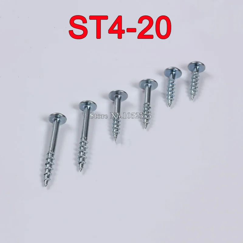 Stock & Cheap 300 шт./лот высокопрочные ST4 20 самонарезающие винты для карманного