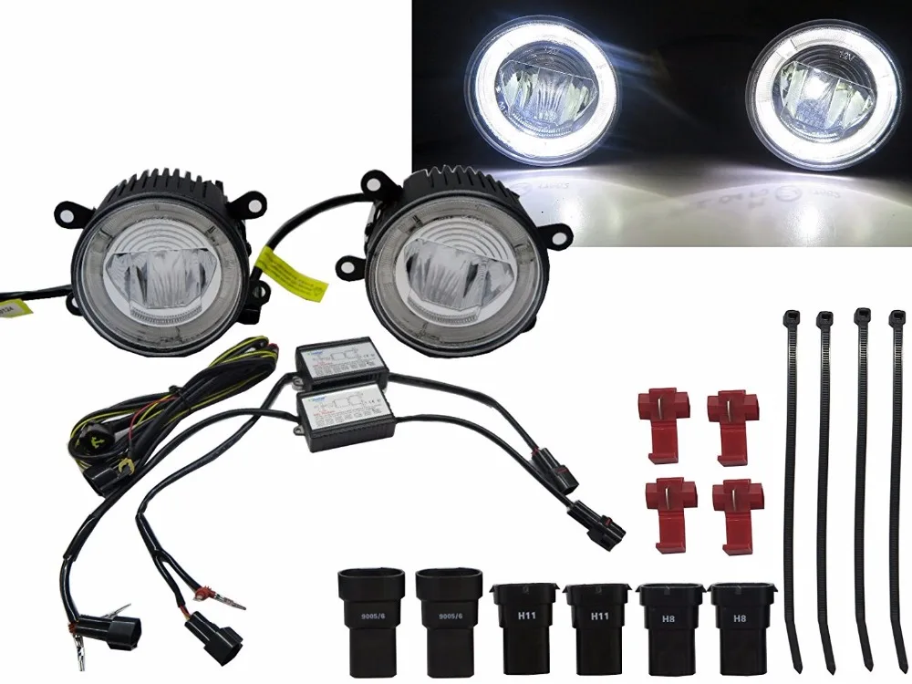1 комплект Светодиодный Противотуманные фары 10 Вт Cree Chips Противотуманные фары для Suzuki SWIFT Grand Vitara 2 JIMNY FJ IGNIS II SPLASH ALTO 2005-Автомобильный Стайлинг