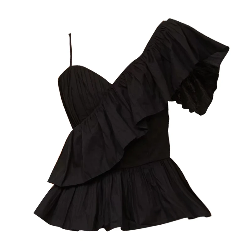 Топ на бретельках с V-образным вырезом без рукавов | Женская одежда