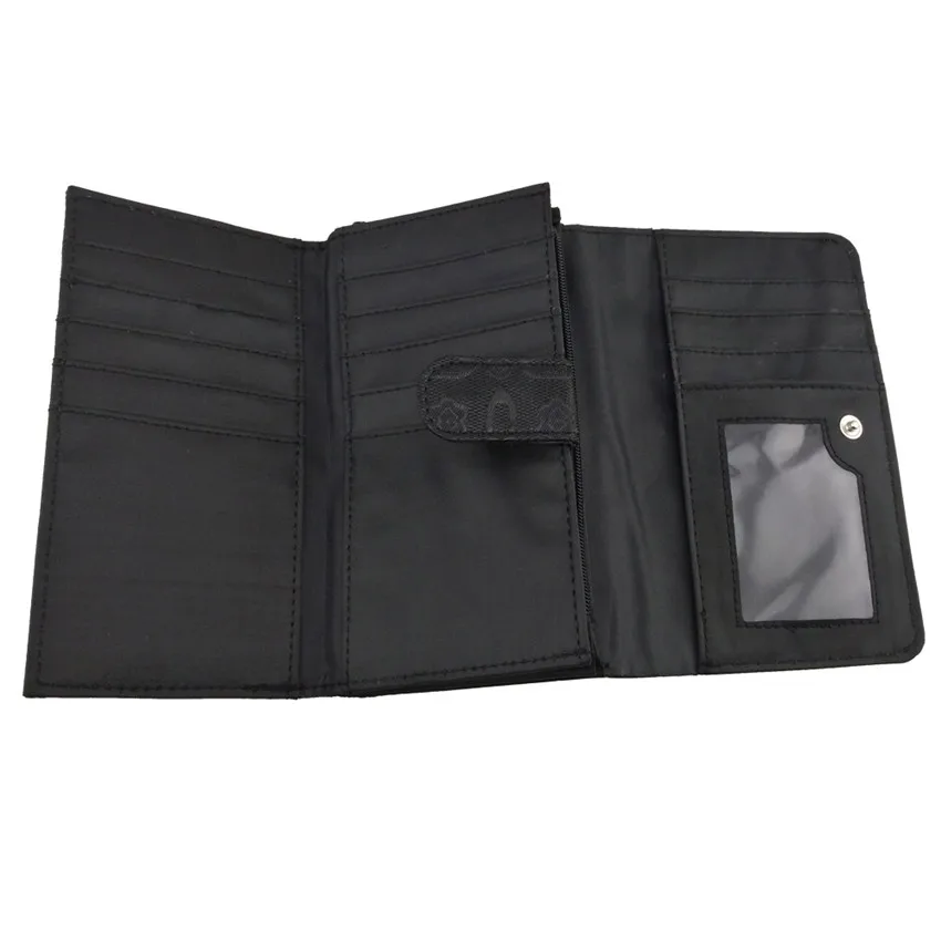 Женский холщовый кошелек с цветочным принтом|wallet black|purse walletwallet wallet |
