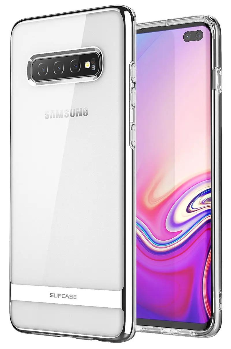Для samsung Galaxy S10 плюс Чехол 6,4 дюймов SUPCASE UB метро Премиум Тонкий, мягкий, из полиуретана покрытием гальванический чехол с линиями на заднюю панель