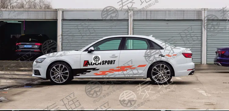 Taiyao автомобильный стильный, для спортивного автомобиля Наклейка для Audi A4 S4 RS4 автомобильные аксессуары и отличительные знаки авто стикер наклейка