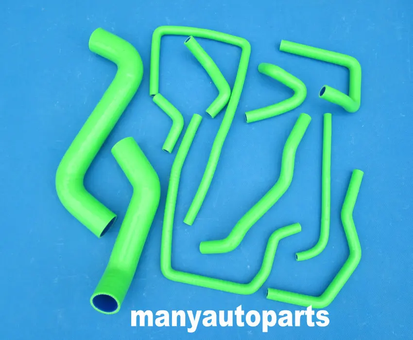 Силиконовый шланг радиатора для Subaru Impreza WRX/STi GDA/GDB EJ207 02 07 зеленый|wrx impreza|wrx stihose