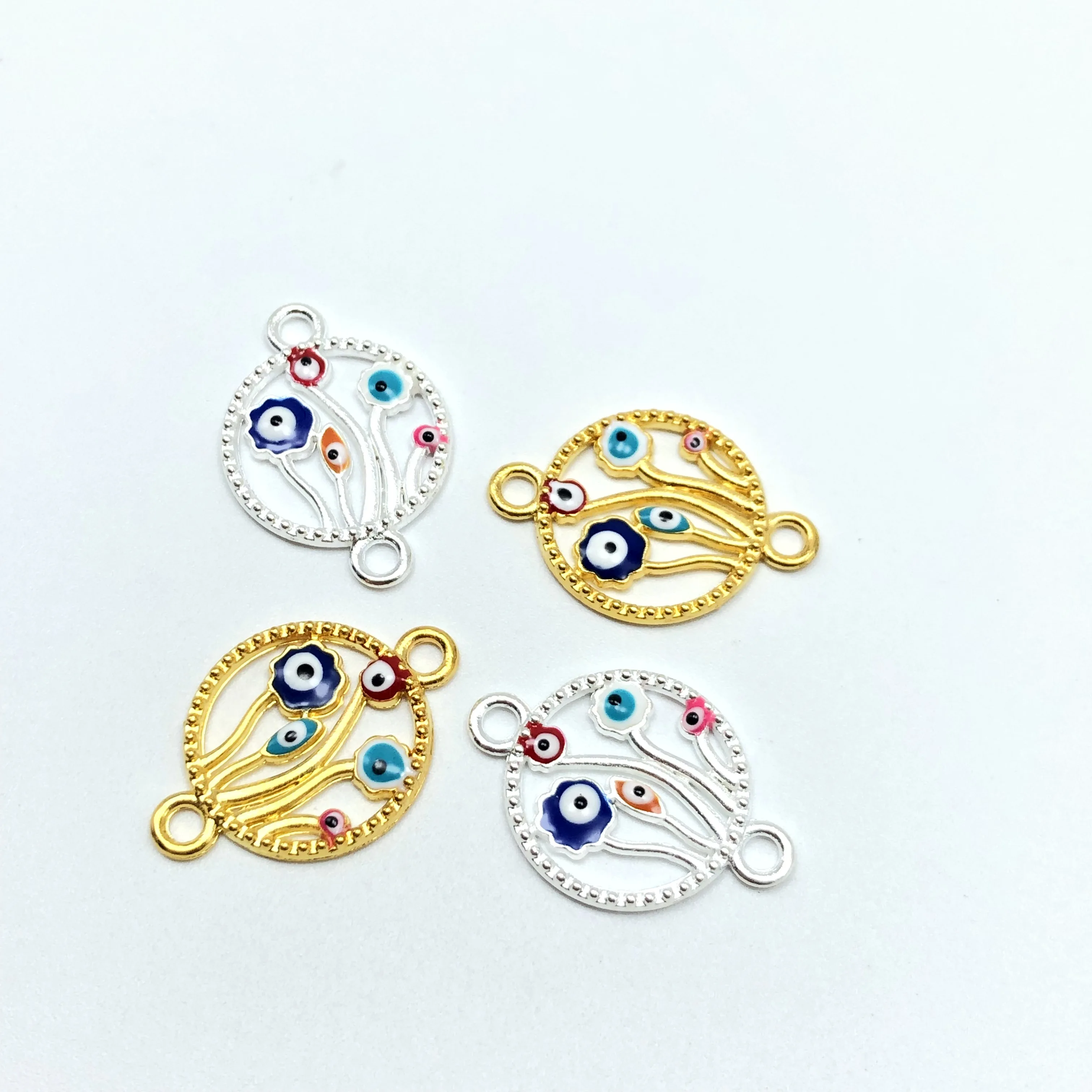 JunKang 10 шт турецкий волшебный глаз капля масло жизни Дерево ручной работы браслет