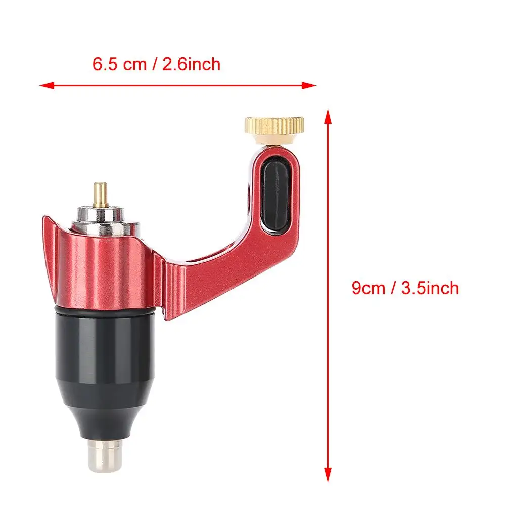 Красный 4 цвета RCA Интерфейс тату машина сильный роторный мотор лайнер-шейдерная Татуировка устройство микроблейдинг постоянный макияж машина - Цвет: Красный