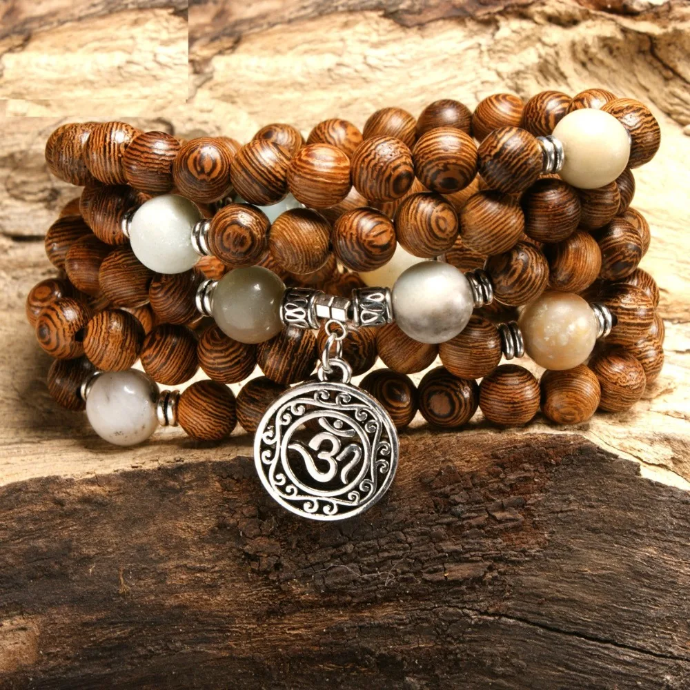 108 бусины в естественном стиле искусственное дерево Будды молитва мужские