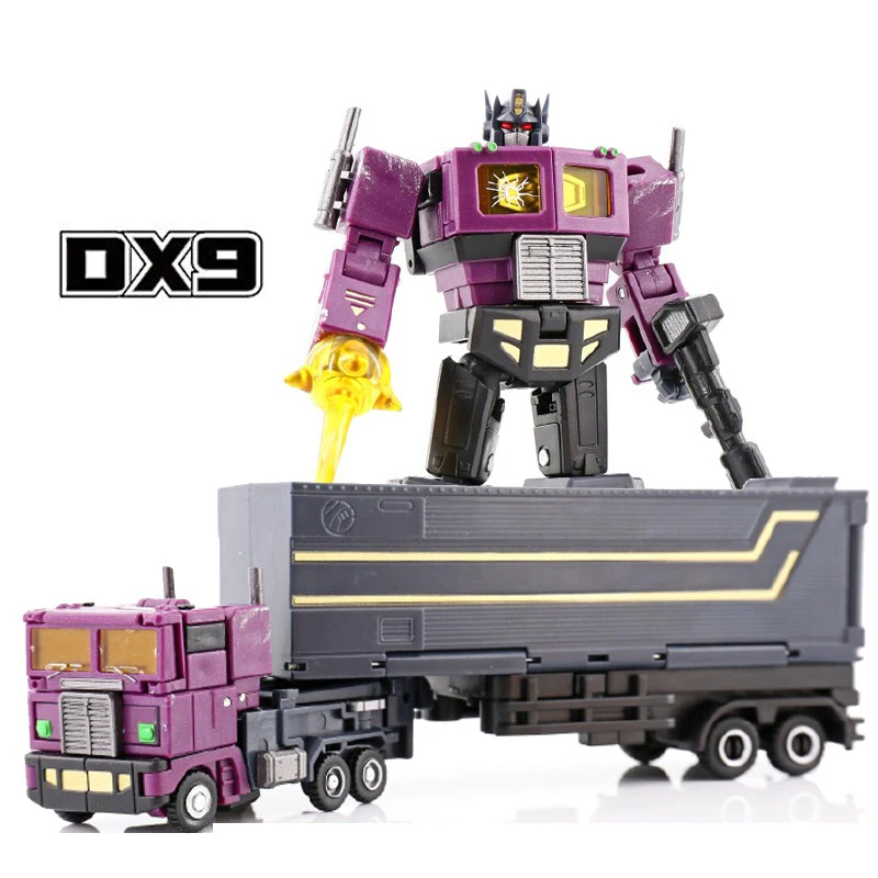 Трансформация DX9 игрушки X34P фиолетовый Optimus OP Колонка автомобильный набор людей