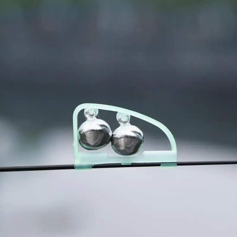 Светящиеся в темноте рыболовная сигнализация с клипсой для улицы Twin звенят