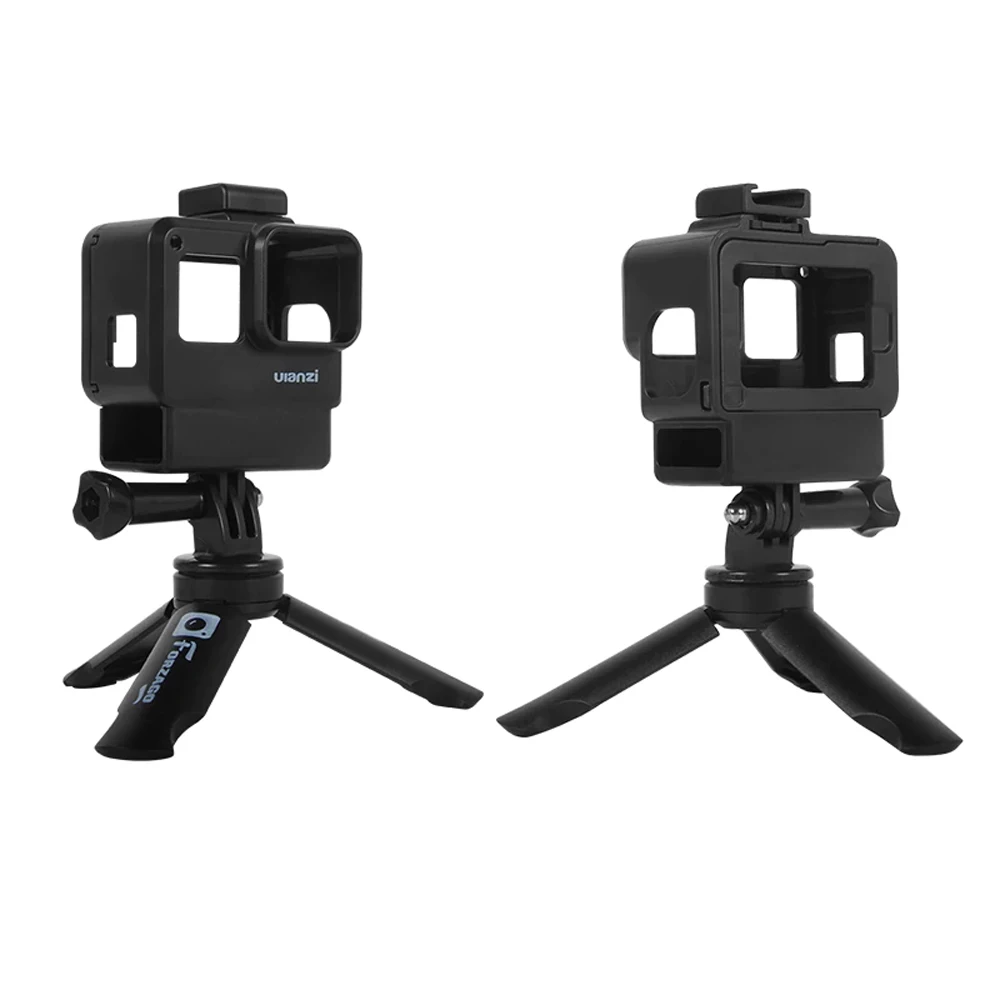 Защитный чехол Ulanzi V2 для Gopro 7 6 5 Hero, Спортивная рамка для камеры, крепление для микрофона, адаптер с крышкой для горячего башмака