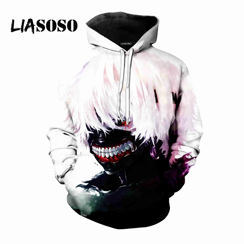 Liaseo 2018 аниме Токийский Гуль Кен канеки тоука Кирисима 3D печать женские мужские
