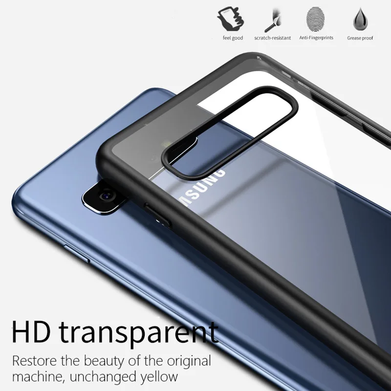 Для samsung Galaxy S10 плюс S10E чехол из мягкого силикона с принтом тонкий Матовый ТПУ для