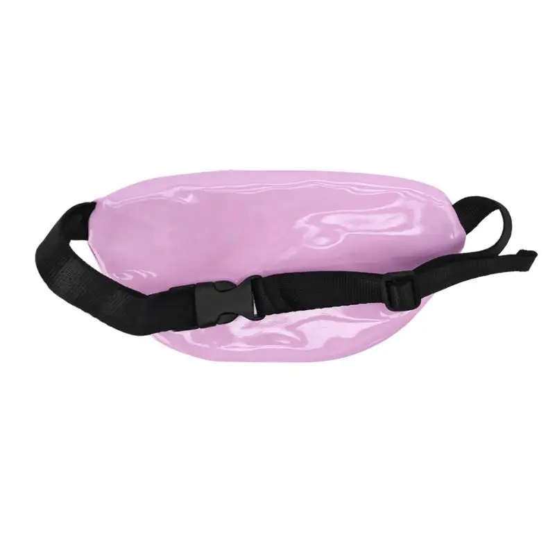 Милая поясная сумка из лазерной кожи с буквенным принтом забавная упаковка