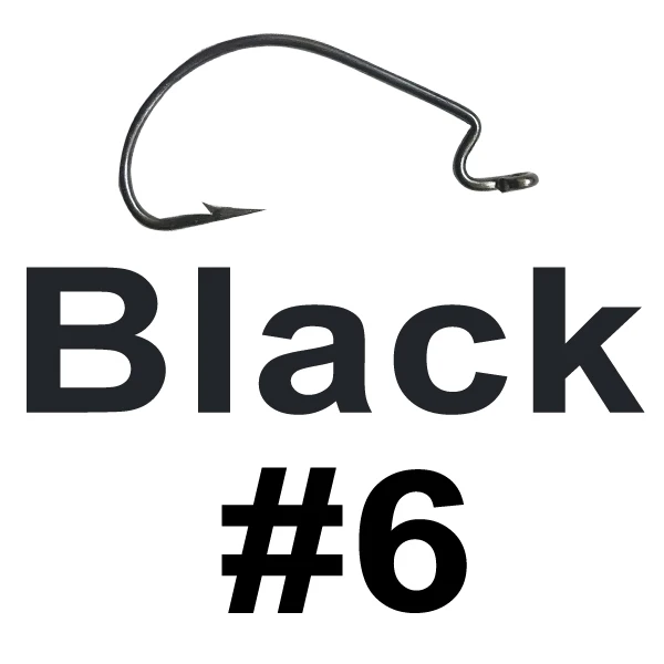 Black 6 Cassyaa 10 шт. рыболовные крючки из высокоуглеродистой стали свинцовая головка кривошипный крючок джиг большой кривошипный крючком Мягкая приманка рыболовные аксессуары KXY051 - Цвет: Black 6