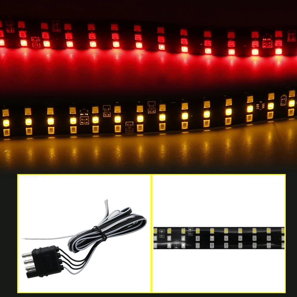 Новое поступление! 60 &quotтройной 5 Функция Грузовик багажника Светодиодные ленты