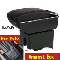 for vw polo center console arm rest armrest box central store content storage box