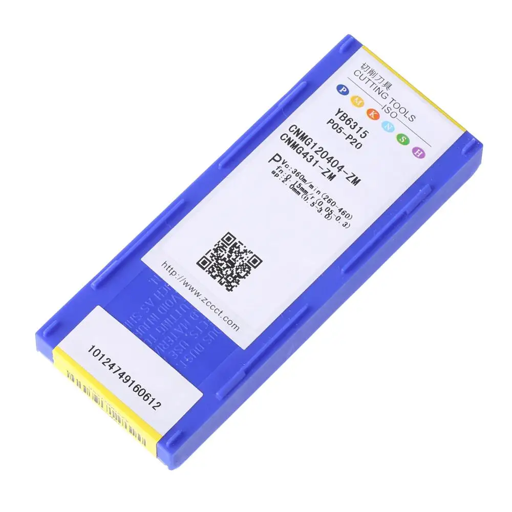 

CNMG120404-ZM YB6315 tungsten carbide turning insert CNC tool for semi-finishing and finishing -ZM chipbreaker new version