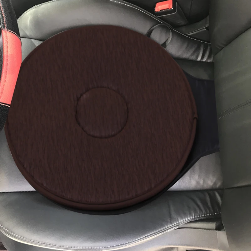 2 шт. нескользящая вращающаяся подушка для автомобильного сиденья пена подвижная