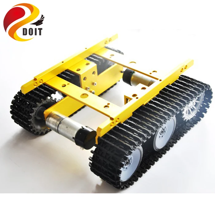 Robot Tank Car Chassis TP100 Caterpillar Clawler DIY Toy Robot Remote Control Smart Chain Platform Tracked Vehicle