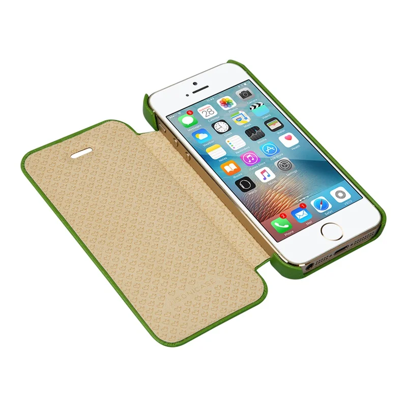 Jisoncase откидная крышка чехол для телефона из микрофибры для iPhone SE 5S 5 Модный дизайн чехол Защитный чехол для телефона люксовый бренд