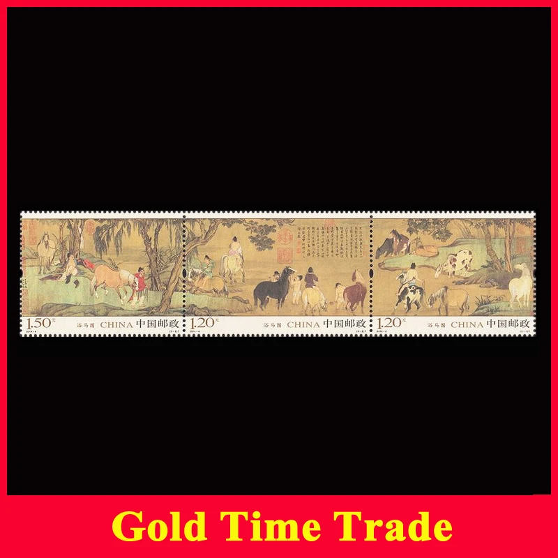 Печать банная лошадь 3 шт./комплект старинная известная печать высокая стоимость