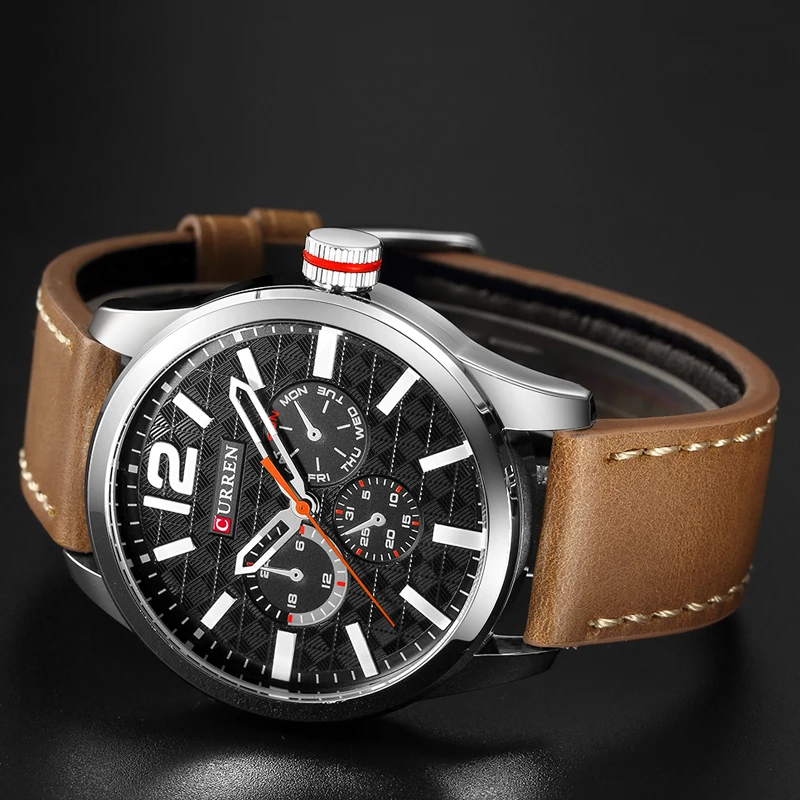 Часы CURREN Мужские спортивные с большим циферблатом|watch brand men|watch menwatch men |