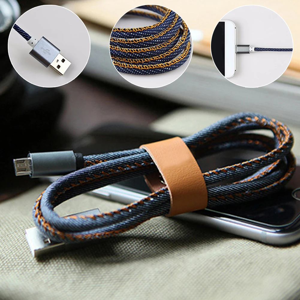 1 м провод для зарядки электроники USB 2 0 мужчина A к Micro Android телефон зарядный кабель