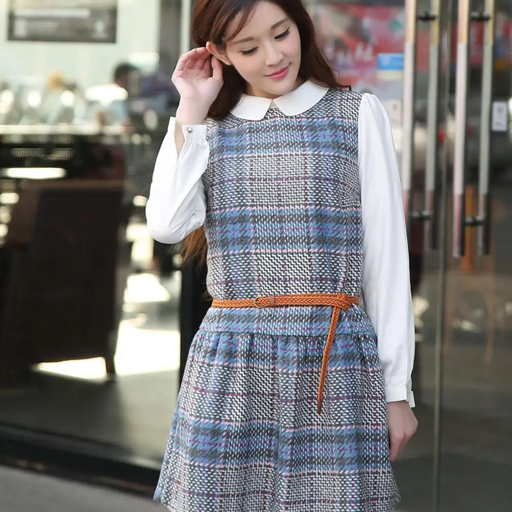 Ремень женский из искусственной кожи с пряжкой язычком 4 цвета 1 шт. | Аксессуары