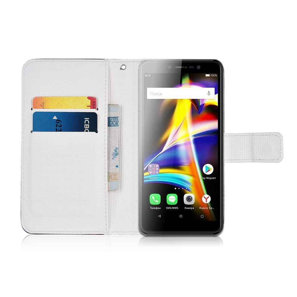 Keyma для BQ BQ-5508L Next LTE чехол мультфильм бумажник из искусственной кожи чехол мода прекрасный крутой Чехол для мобильного телефона сумка щит