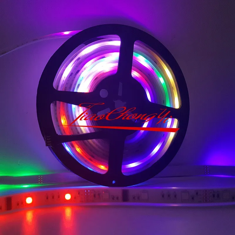 5050 RGB Dream Color 6803 Светодиодная лента + IC RF пульт дистанционного управления адаптер