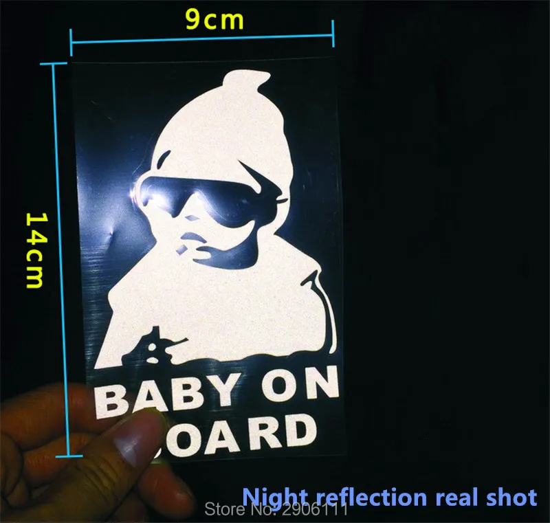 Светоотражающая наклейка на автомобиль после Предупреждение наклейки для Buick regal