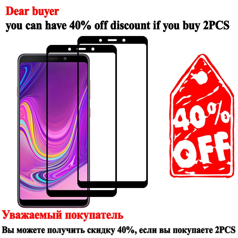 Защитное стекло для Samsung Galaxy A9 A8 A7 закаленное 9 A 8a 7a стеклянное A9200 кристалл Nano Uv