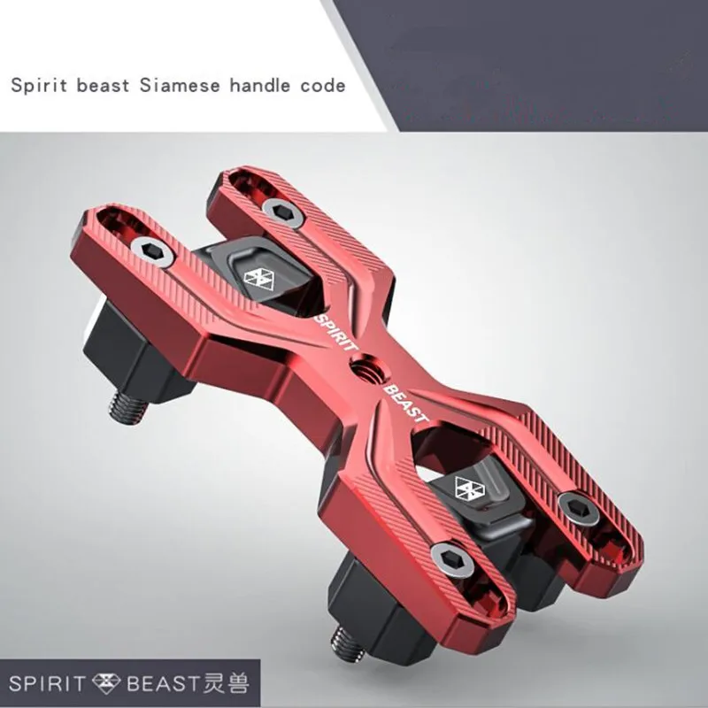 RED Spirit Beast мотоцикл руль регулируемый код давления мото Модификация аксессуары для 28 мм руль - Цвет: RED