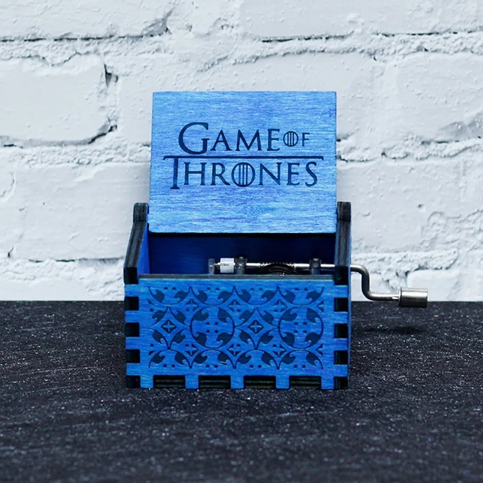 Game of Thrones Два цвета Жемчуг дракона GT деревянная рукоятка Игра престолов Amelie Звездные войны Juego de Tronos музыкальная шкатулка тема Рождественский подарок - Цвет: Game of Thrones