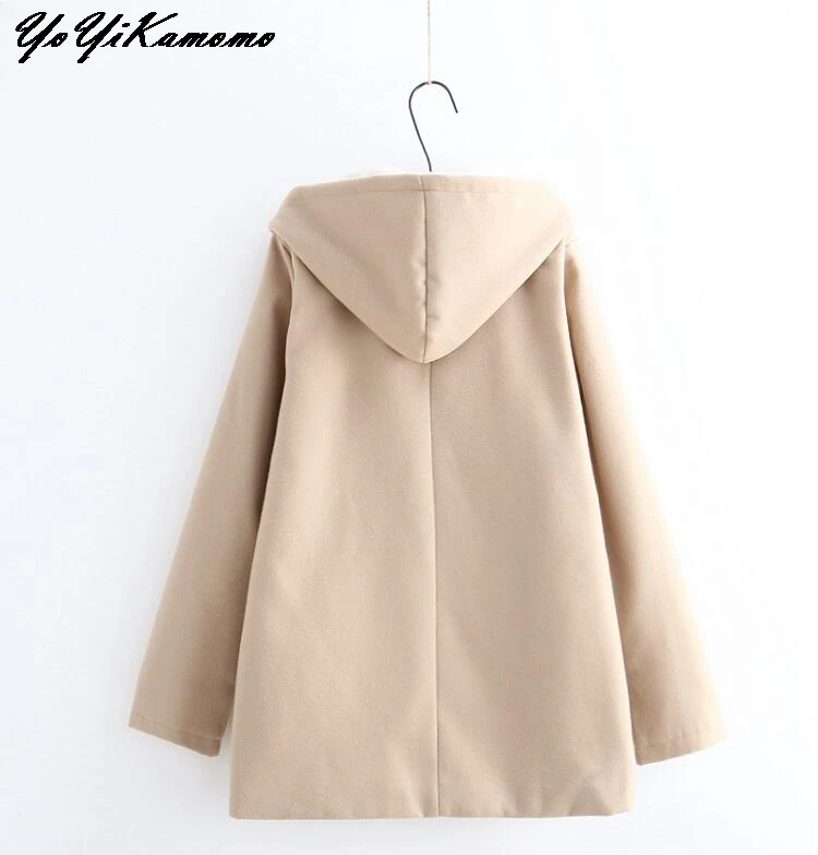 Парка YoYiKamomo Женская с капюшоном повседневная свободная|women coat|women parkawomen women coat |