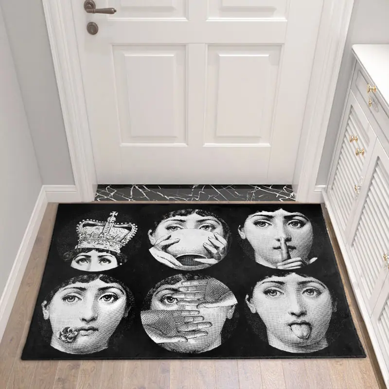 Коврик Fornasetti для гостиной, коридора, ванной, скандинавского дома, спальни, гостиной, прикроватный ковер, коврик для кухни, татами