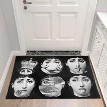 Коврик Fornasetti для гостиной, коридора, ванной, скандинавского дома, спальни, гостиной, прикроватный ковер, коврик для кухни, татами Коврик Fornasetti для гостиной, коридора, ванной, скандинавского дома, спальни, гостиной, прикроватный ковер, коврик для кухни, татами