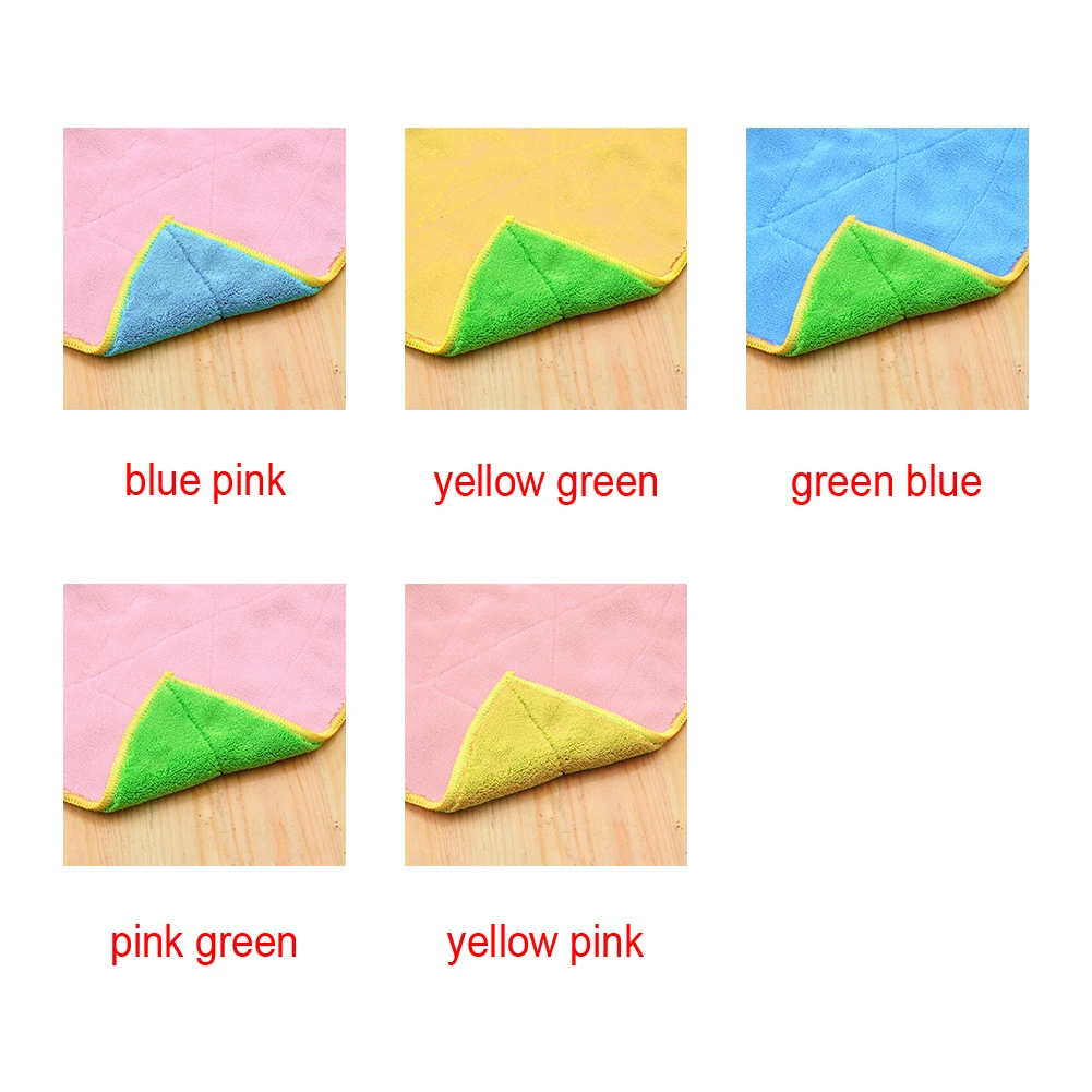 Салфетка из микрофибры квадратная кухонная стирка чистящее полотенце Блюдо