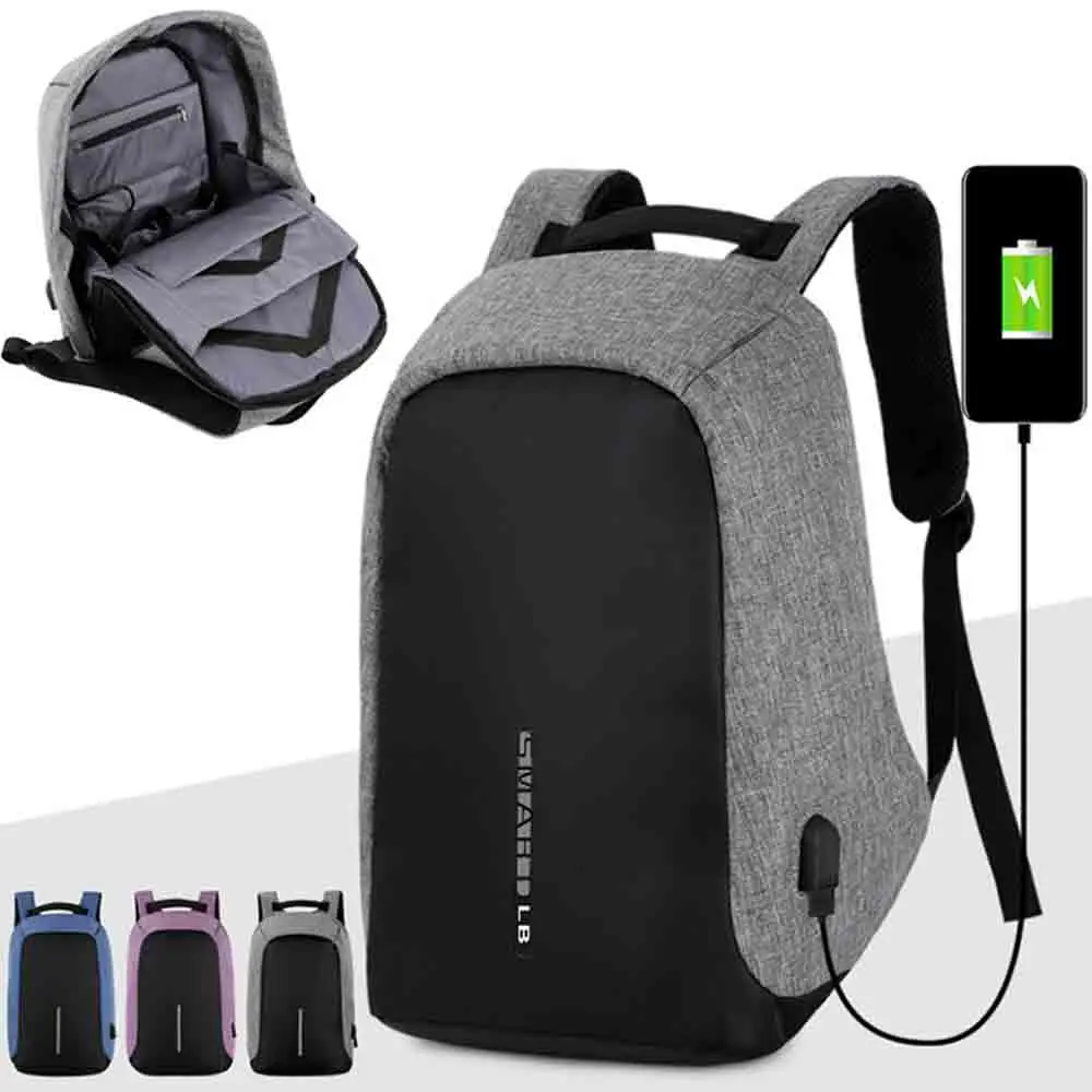 Смарт usb зарядка Мужской рюкзак для ноутбука для подростка Мода Мужской Mochila рюкзак для путешествий анти вор Рюкзак Школьная Сумка